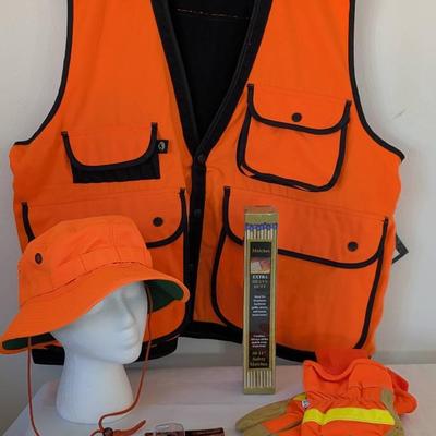 Blaze Orange Vest and Accessories 