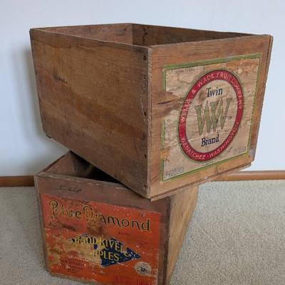 Wooden Fruit Crates
