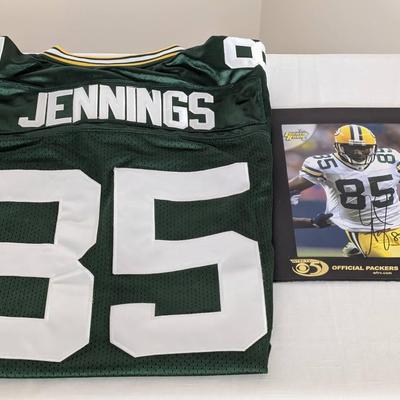 Greg Jennings Jersey and Autographed Photo 
