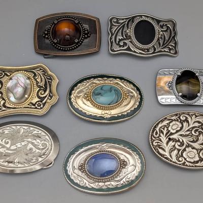 Faux Stone Belt Buckles 