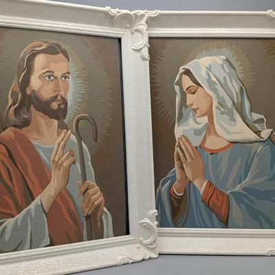 Jesus and Mary PBN Paintings