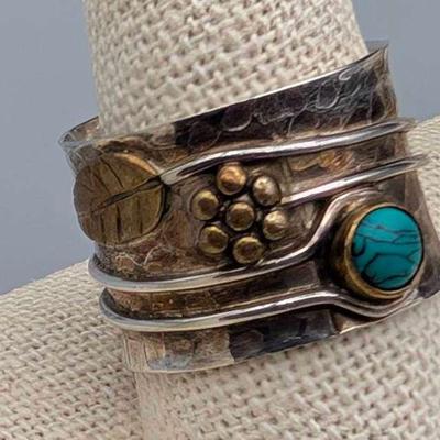 Wide Sterling Ring