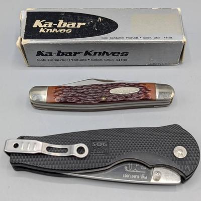 Ka-Bar and SOG Knives