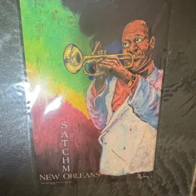 Sale Photo Thumbnail #22: A Louis Armstrong reprint