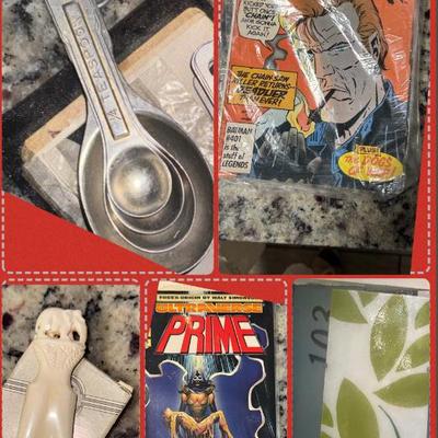 Sale Photo Thumbnail #11: Vintage measuring spoons, comic book’s