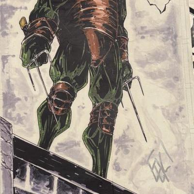 I have this ninja turtle drawing with an original signature