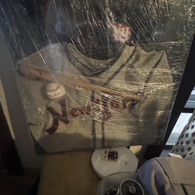 This is the original shirt baseball that was worn by Rob Hobbs