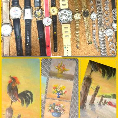 Sale Photo Thumbnail #19: Vintage watches
Small vintage Personal signed pictures from a local artist. 