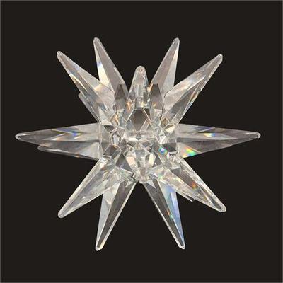 Sale Photo Thumbnail #71: Lot 120   Swarovski Crystal Star Candle Holder