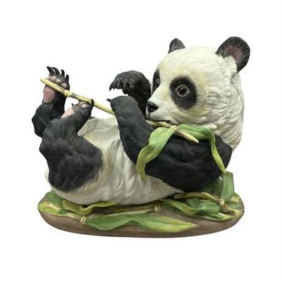 Sale Photo Thumbnail #18: Lot 009-057   
Edward Marshall Boehm "Panda Cub Lying" 400-47 American Porcelain