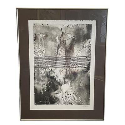 Sale Photo Thumbnail #21: Lot 012-069   
Laszlo Dus Abstract Signed Lithograph
