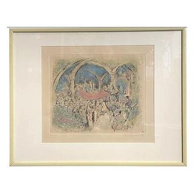 Sale Photo Thumbnail #46: Lot 063   
Isa Moskowitz 1969 Signed & Numbered Lithograph