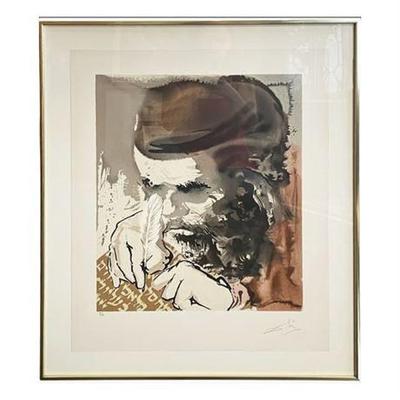 Sale Photo Thumbnail #5: Lot 002-067   
Salvador Dali "For that is thy life and the length of thy days" Signed Litho