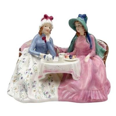 Sale Photo Thumbnail #53: Lot 087  
Royal Doulton, Afternoon Tea, HN 1747, 1936
