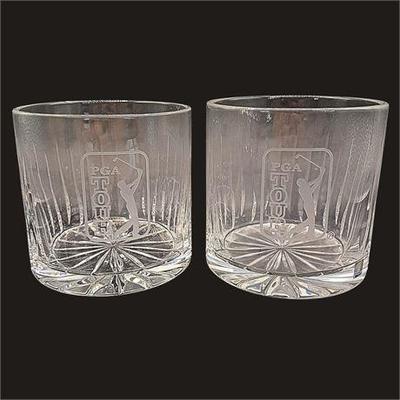 Sale Photo Thumbnail #73: Lot 123  
Waterford PGA Tour Crystal Glasses Pair