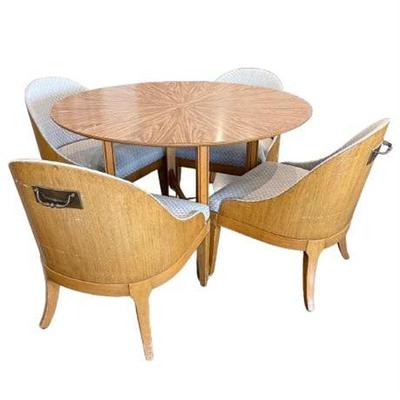 Sale Photo Thumbnail #25: Lot 014-081  
Mid Century Gaming Table with Bentwood Chairs