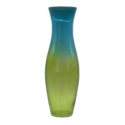 Sale Photo Thumbnail #34: Lot 033 
Decorator Vase with Blue & Green Gradient