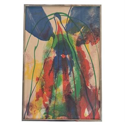 Sale Photo Thumbnail #14: Lot 007-059   
Paul Jenkins (1923-2012, USA) "Earth Day" (1971) Lithograph