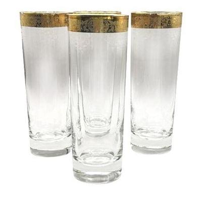 Sale Photo Thumbnail #59: Lot 105  
Cellini Crystal Collins Glasses, Set of Four