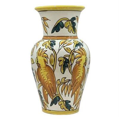 Sale Photo Thumbnail #39: Lot 040-004   
Spanish Ceramic Vase with Stylized Parrots