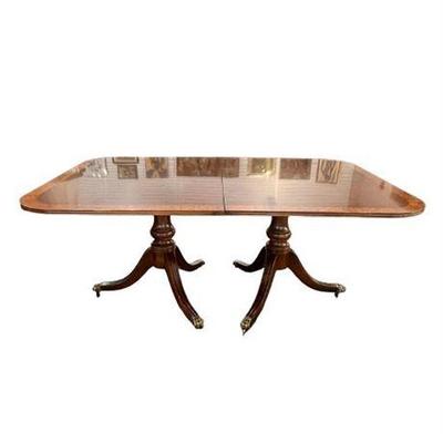 Sale Photo Thumbnail #93: Lot 157   
Henredon Chippendale Style Dining Table