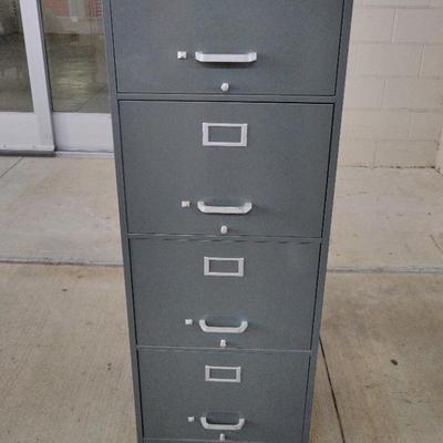Four Drawer File Cabinet With Keys