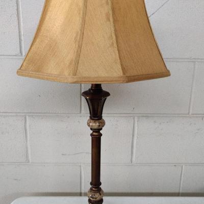 Beautiful Lamp With Marble Like Decor 
