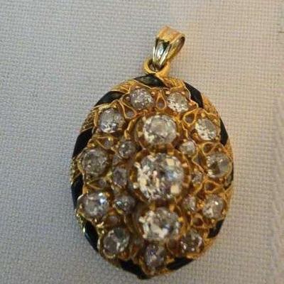 Vintage Genuine Diamond 14k Pendant
