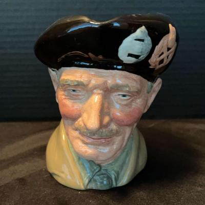 Vintage Classic Royal Dalton Toby Jug Depicting Monty. Large Size D6202.