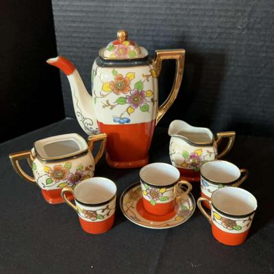 Vintage Tea From Japan - Handpainted 10 Pieces