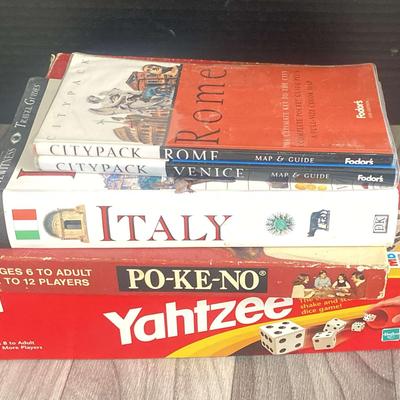 Map And Travel Guide For Rome And Venice Plus Eyewitness Guide For Italy With Yahtzee