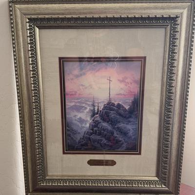 Thomas Kinkade “Sunrise” In Frame