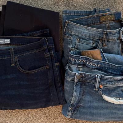 Men’s Jeans Size 34/30 - American Eagle, Urban Star, Members Mark