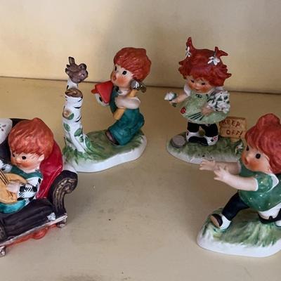 Goebel Red Head Figures - Set Of 4