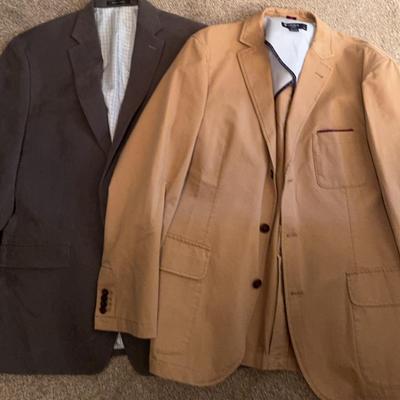 Men’s Sports Coats Size Large. Ralph Lauren And Cremieux