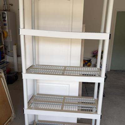 White Plastic Shelf