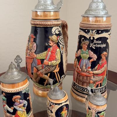 German Beer Steins From Germany