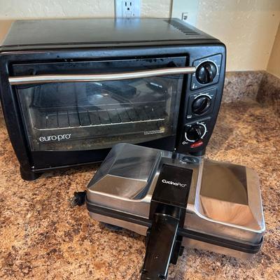 Euro-Pro Toaster Oven And CucinaPro Pizzelle Maker