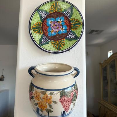 Wall Art - Plate And Vase