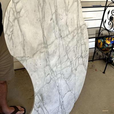 Large Piece of Grey and White Marble - Ready for your next project!  52 x 20 x 1