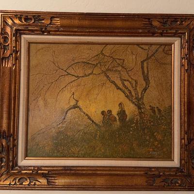 2 Framed Paintings And 1 Photograph Framed Print