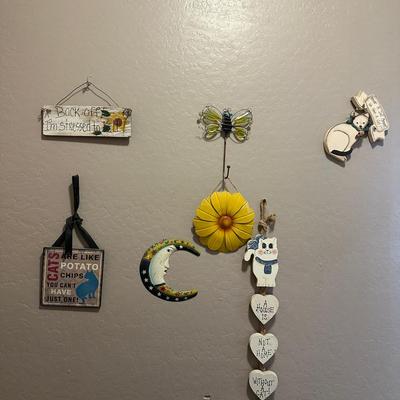 Wall Art - Metal Moon, Cat Signs, Wooden Signs