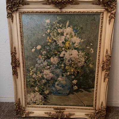 August Renoir “Large Vase Of Flowers” Painting