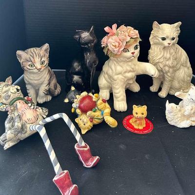 Various Cat Collectables And Figurines - Heather Goldminc