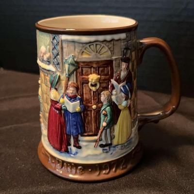 1972 Beswick Royal Doulton Christmas Carol Tankered Mug Stein. Part of Christmas Carol series.