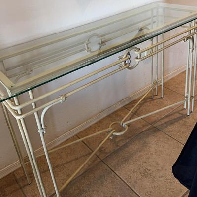 Glass Entry Table