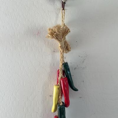 Chili Pepper Wall Decor And Hook