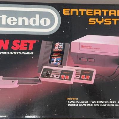 KKS055 Vintage Complete NES Nintendo Entertainment System (ACTION SET) + NES MAX controller 