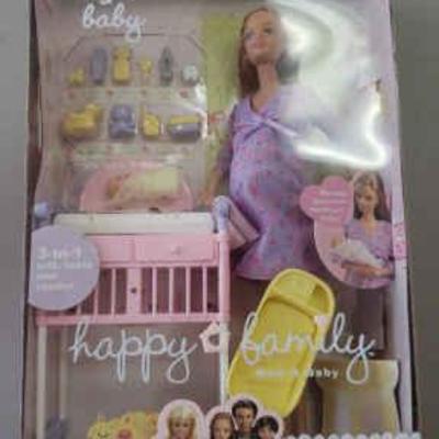 KKS084- NEW in Box Happy Family Midge & Baby Doll 2002 Controversial Barbie