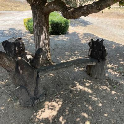 Sale Photo Thumbnail #25: Bear bench 